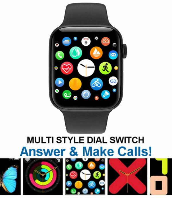Smart Watch for iPhone iOS Android Phone Bluetooth Waterproof Fitness Tracker