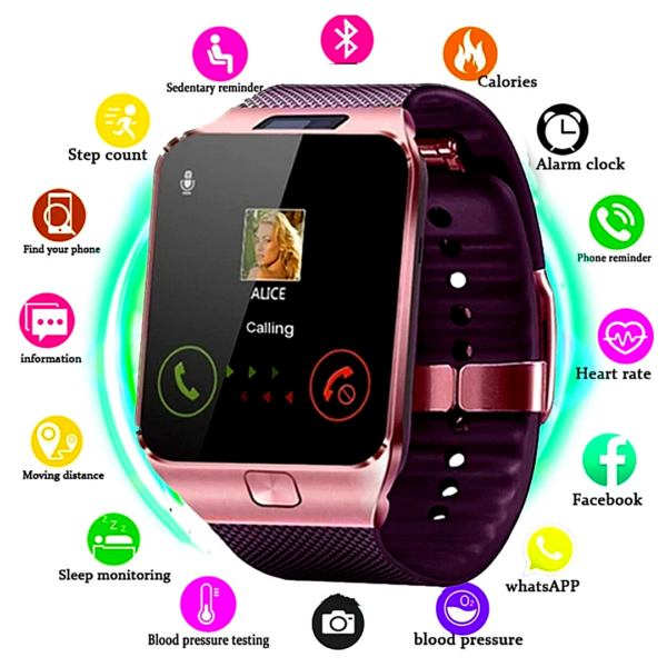 Reloj Inteligente Bluetooth compatible para Android Samsung Smart Watch ✔