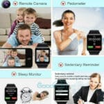 2021 Waterproof Bluetooth Smart Watch W/Cam Phone Mate For iphone IOS Android LG