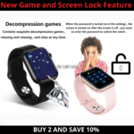 2021 Smart Watch for iPhone iOS Android Phone Bluetooth Waterproof Fitness Watch