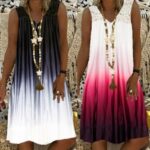 Plus Size Ladies Short Sleeve Summer Loose Denim Midi Dress Women Jeans Dresses