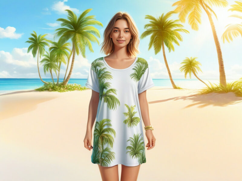 Enchanting Story - The Lady Summer Short Sleeve Casual Dress