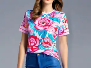 Ladies Short Sleeve Summer clothes Ladies Short Sleeve Summer clothes