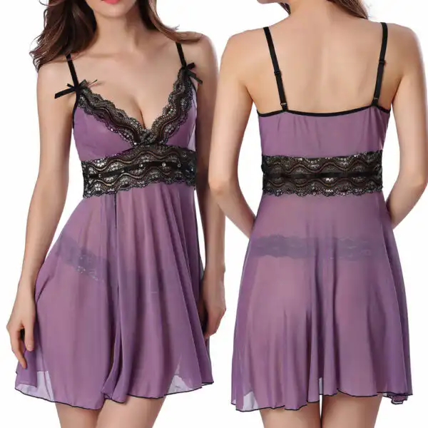 Plus Size Sexy Womens Lace Lingerie Dress G string Babydoll Underwear Sleepwear Plus Size Sexy Womens Lace Lingerie Dress G string Babydoll Underwear Sleepwear