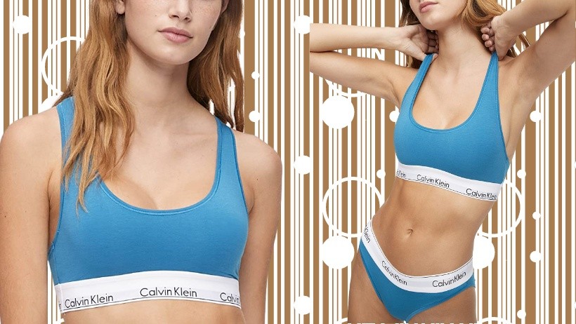 Modern Cotton Plus Bralette by Calvin Klein Online, THE ICONIC
