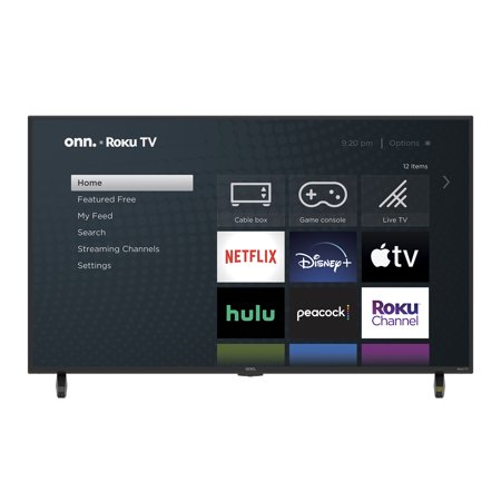 Refurbished onn. 43" Class 4K UHD LED Roku Smart TV HDR 100012584