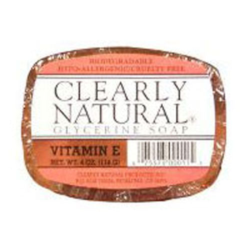 Vitamin-E Soap 4 OZ EA by Clearly Natural