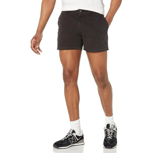 Flat-Front Comfort Stretch Chino Short