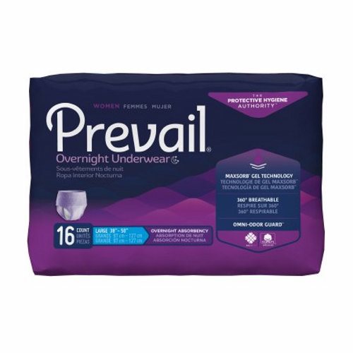 Female Adult Absorbent Underwear Large 16 Count by First Quality