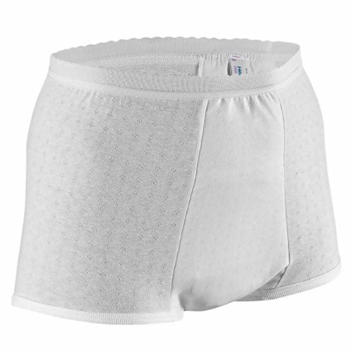 Protective Underwear HealthDri Female Cotton Medium / Large Snap Closure - White 1 Each by Salk