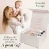 Bloom & Bear Monthly Baby Milestone Blanket and Milestone Card Set