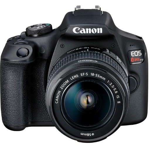 Canon EOS Rebel T7 DSLR Camera with 18-55mm Lens | Built-in Wi-Fi | 24.1 MP CMOS Sensor | DIGIC 4+ Image Processor and Full HD Videos