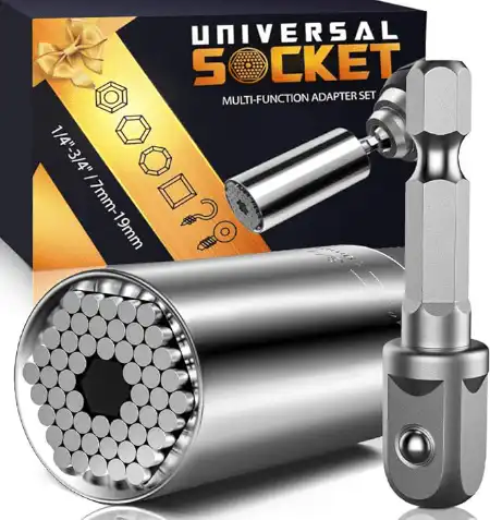 Universal socket multi-function tool set