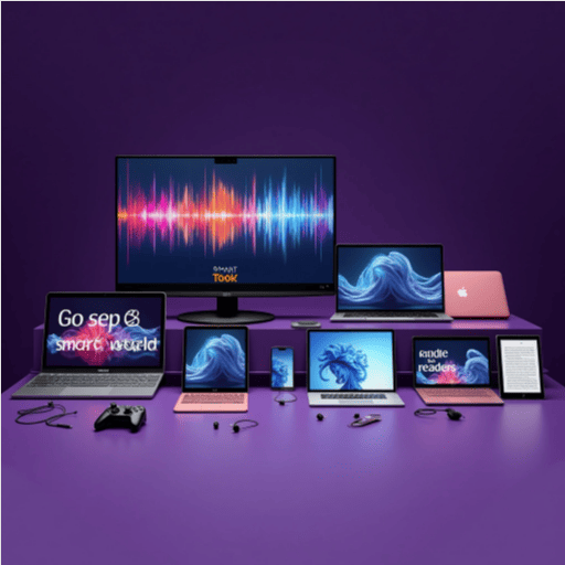 Various electronic devices on display